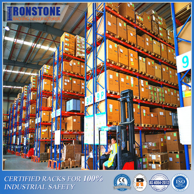 Scaffale industriale su misura resistente certificato del metallo