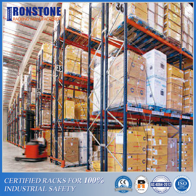 Scaffale per pallet da magazzino in acciaio standard USA Q355
