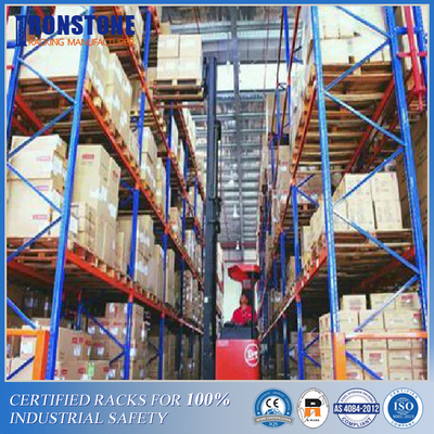 Sistema d'acciaio selettivo su misura dello scaffale del pallet di stoccaggio del magazzino industriale