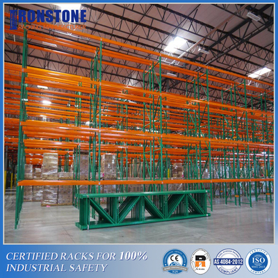 Sistema standard americano di racking di stoccaggio di lacrima di RMI Cetified