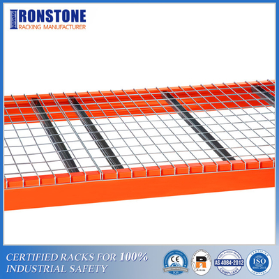 Piattaforme rinforzate del filo zincato per gli scaffali del pallet che offrono supporto supplementare