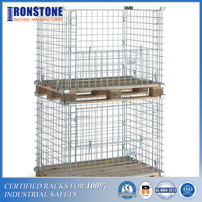 Cavo regolabile su misura alta qualità Mesh Steel Warehouse Storage Shelves