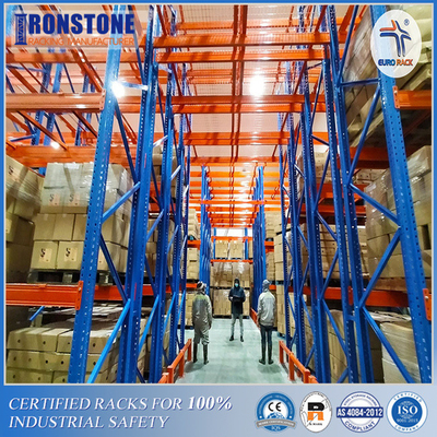 Di nuovo al doppio scaffale profondo posteriore del pallet con manutenzione bassa