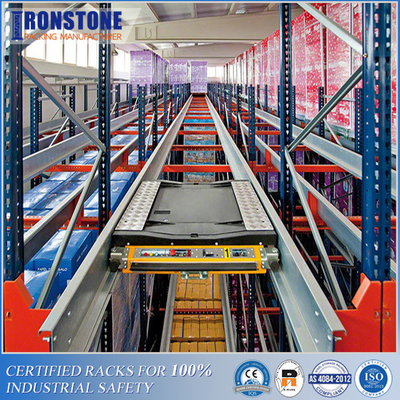 Sistema radiofonico di racking della navetta del pallet astuto del magazzino con diretto facilmente