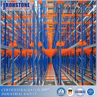 Sistema radiofonico di racking della navetta del pallet astuto del magazzino con diretto facilmente