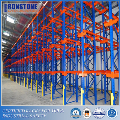 Azionamento ad alta densità conveniente e semplice del magazzino FIFO nel sistema di racking del pallet