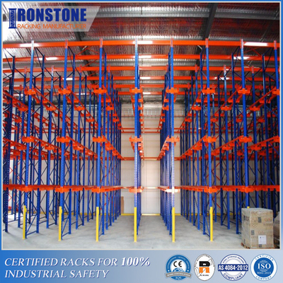 Azionamento ad alta densità nel sistema FIFO LIFO dello scaffale di stoccaggio del pallet