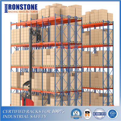 Facilmente regolato o doppio scaffale versatile profondo riassegnato del pallet con incastrare le forcelle