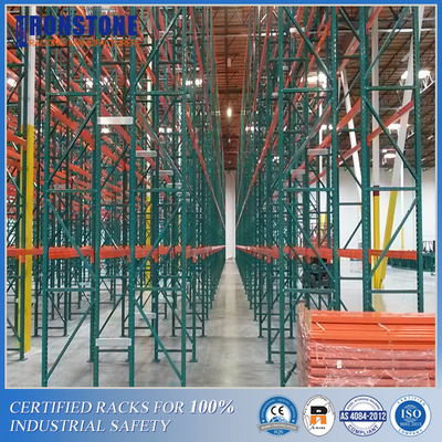 Sistema compatibile dello scaffale del pallet di lacrima di industria con le grandi basi di appoggio