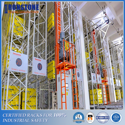ASRS Crane Racking Smart Storage System per il magazzino che funziona tutto l'anno