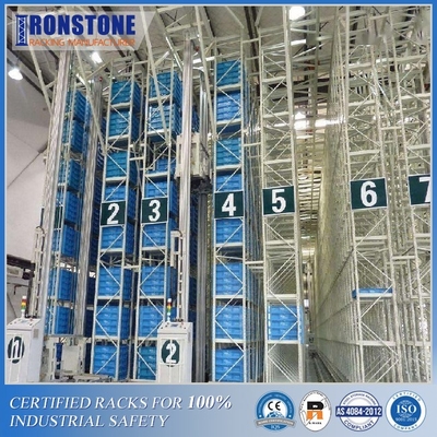 Scaffale su misura di stoccaggio del metallo dei ASRS del magazzino per amministrazione dell'inventario efficiente