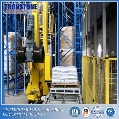 Scaffale su misura di stoccaggio del metallo dei ASRS del magazzino per amministrazione dell'inventario efficiente