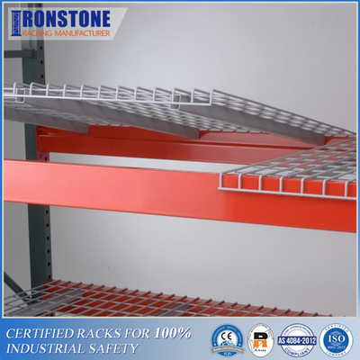 Scaffalatura dello scaffale del pallet del magazzino con il filo zincato Mesh Decks For Storage