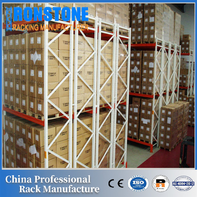 Scaffale profondo di stoccaggio del pallet del metallo di Unperishable di inventario di LIFO doppio