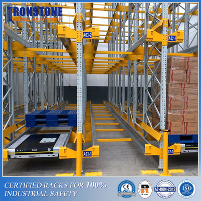 Scaffale industriale del magazzino di stoccaggio del pallet del metallo radiofonico regolabile della navetta dell'OEM