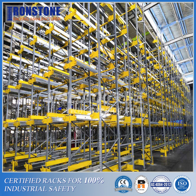 Scaffale avanzato di stoccaggio del magazzino del metallo della navetta del pallet di fabbricazione