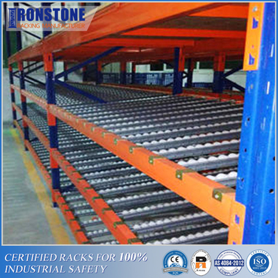 Alto racking efficiente di flusso del cartone con la rotazione continua di inventario