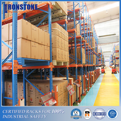 Scaffale industriale del pallet del drive-in di rendimento elevato per i magazzini refrigerati