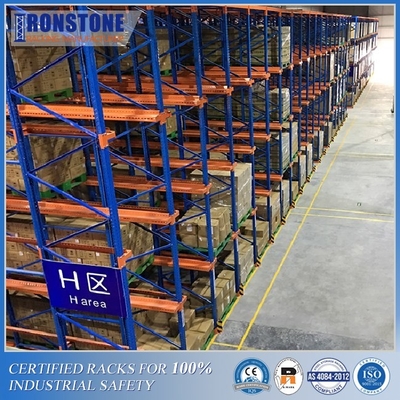 Drive-in industriale redditizio 40&quot;» scaffale del pallet *48 per i prodotti omogenei del deposito