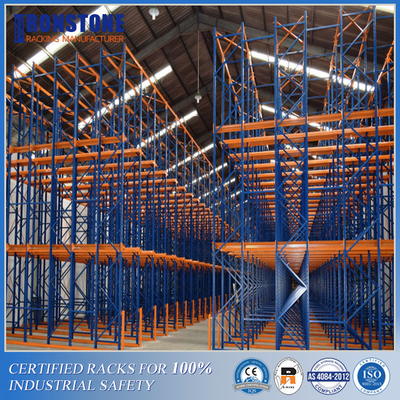 Azionamento del magazzino di conservazione frigorifera nel sistema di racking del pallet