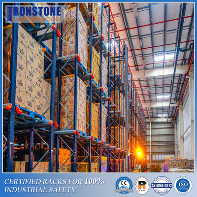 Azionamento industriale di progettazione creativa in ed azionamento attraverso il sistema dello scaffale del pallet