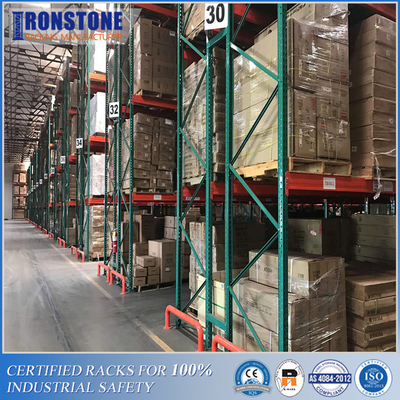 Sistema compatibile dello scaffale del pallet di lacrima di industria con le grandi basi di appoggio