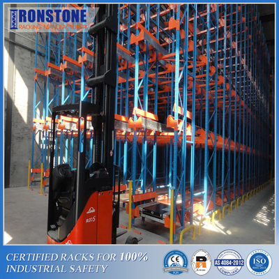 Sistema radiofonico facilmente diretto di racking del pallet della navetta con a pile ed A distanza-azionato