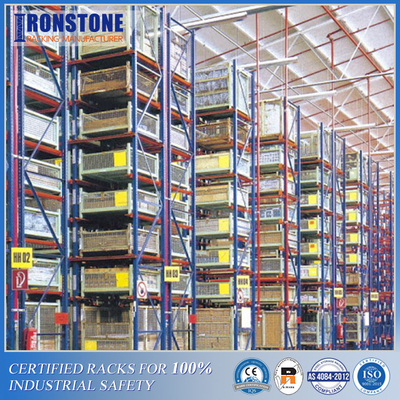 Sistema stretto stesso compatto di tormento del pallet della navata laterale per la soluzione di stoccaggio del magazzino