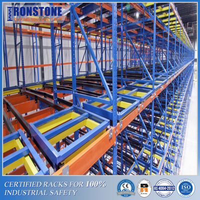 Spazio-efficiente respinga lo scaffale del pallet per varie applicazioni