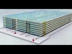 Sistema fabbricante alta tecnologia dello scaffale del pallet dei ASRS per gestione delle scorie migliore